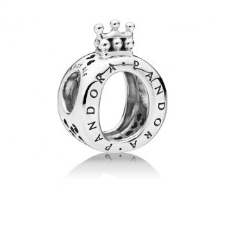 PANDORA crown O silver charm